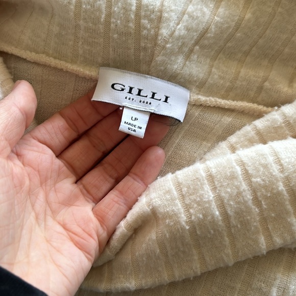Gilli Soft Cowl Neck Split Back Sweater Women's size LP - Picture 6 of 8